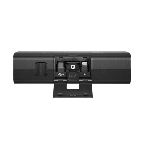 2-CHANNEL CLIP-ON/HANDHELD MICROPHONE SYSTEM, 2.4 GHZ RECEIVER, 2 CLIP-ON MICROPHONES